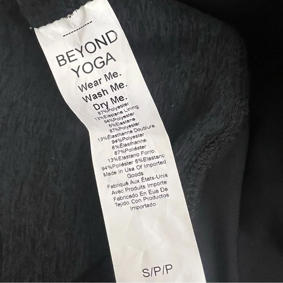 Beyond Yoga black Spacedye Refocus Dress Size Small Darkest Night spacedye black - Picture 9 of 10